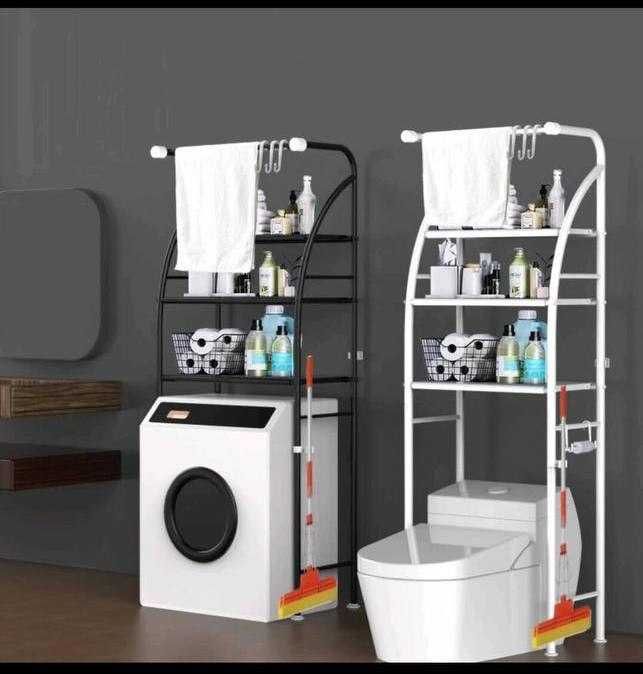 Унитаз ёки кир машина учун стеллаж мебель шкаф