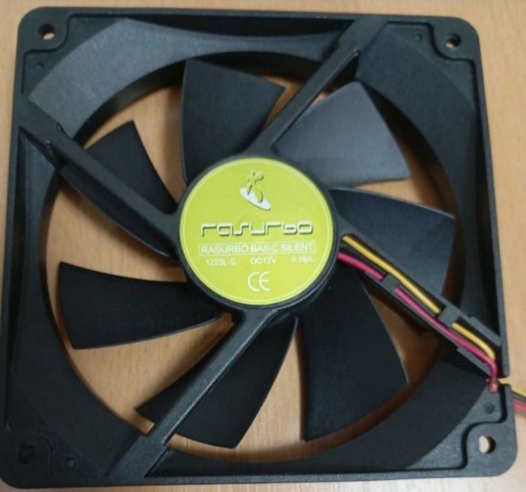 Ventilator Carcasa Rasurbo Basic Silent 120mmx120mmx25mm,cu 3 pini