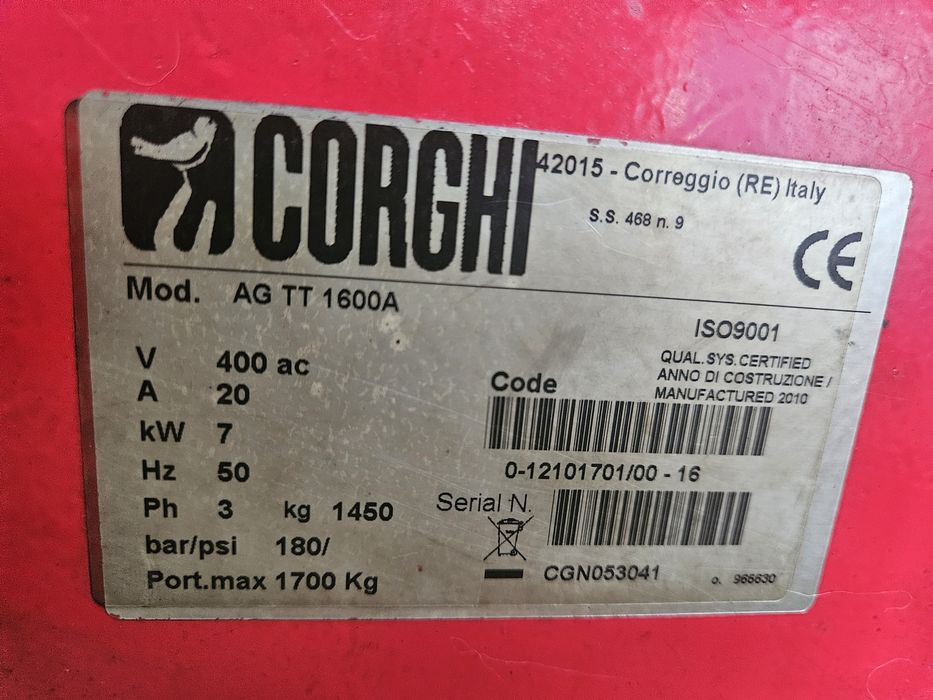 Masina dejantat Corghi Master HD1600