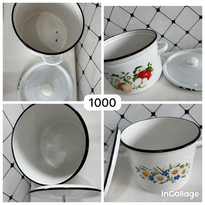 Посуда. Кастрюли. Подносы