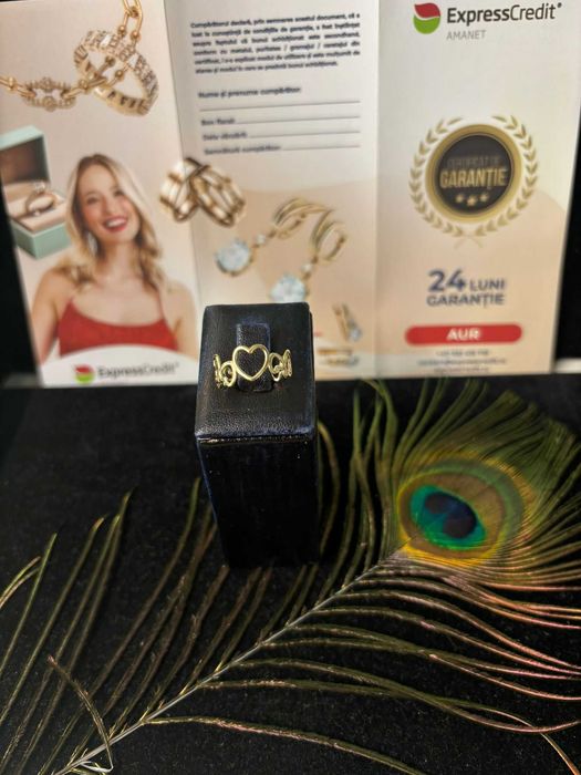 Inel aur 14k 1.40g (B.60262.2-Tatarasi) Garantie 2 ani -700 lei