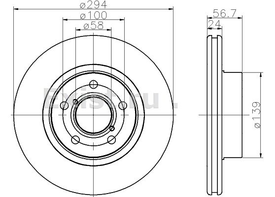 Тормазной диск Тормазные диски Субару