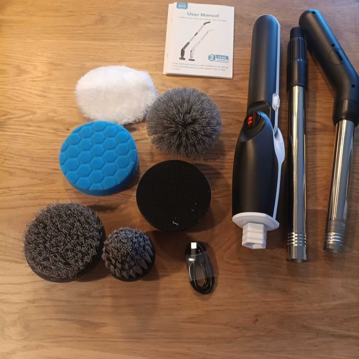 Електрическа четка за почистване с телескопична дръжка, липсващи части