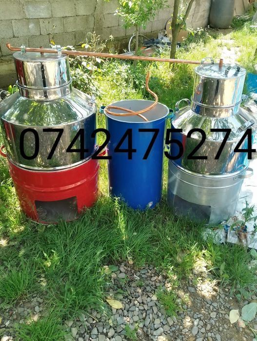 Cazan,pt Tuica din Inox,120 de litri+Accesorii