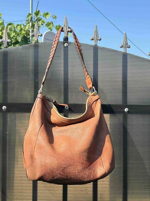 GUCCI Hobo Geanta Umar Maro Piele Bamboo Vintage Original