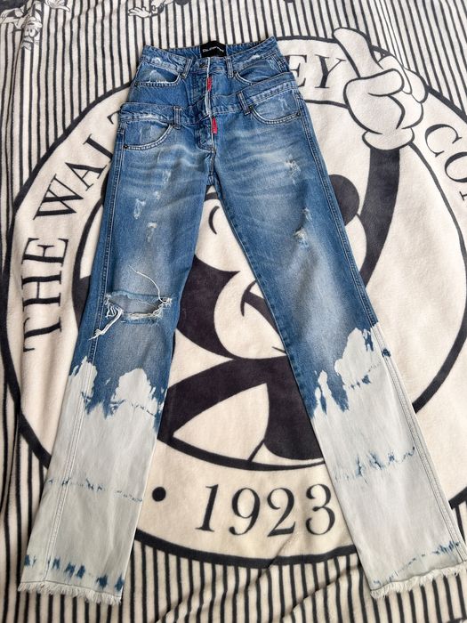 Djofra-дънкова риза с пера