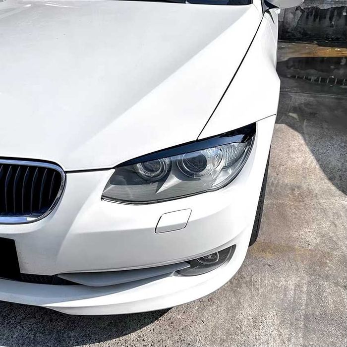 Set Pleoape Faruri Far BMW Seria 3 E92 E93 Facelift 10-13, Negru Lucio