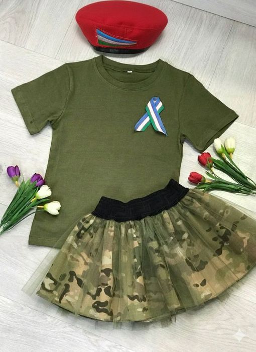 Военный Костюм на 14 января на девочку