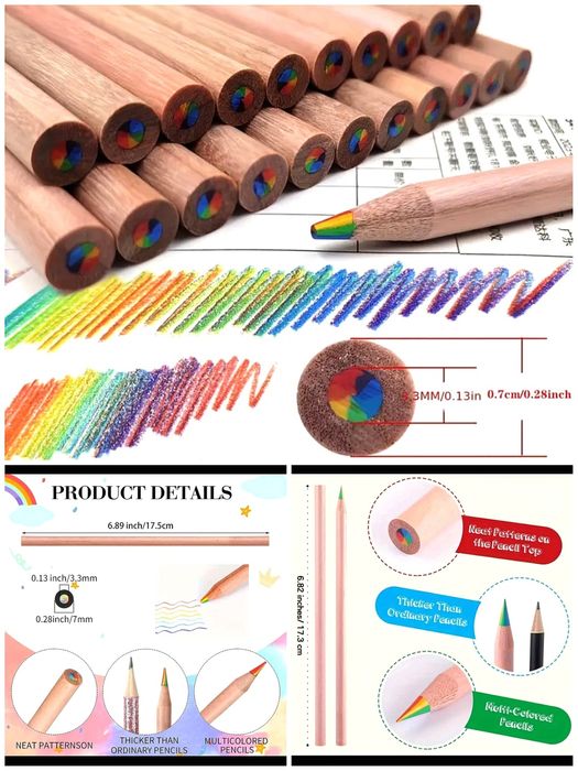 Радужные волшебные карандаши!