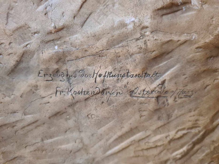 Sculptura din marmura personaj feminim, Fritz Kochendorfer 1871-1942