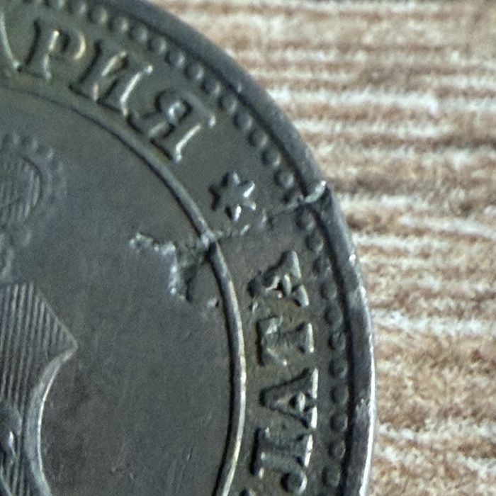 Стари 10 ст.1913 год.Спукана матрица