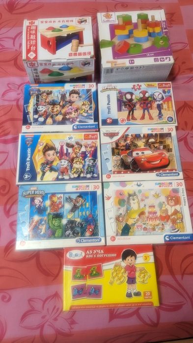 Образователни игри,пъзели ,писти и играчки за дете