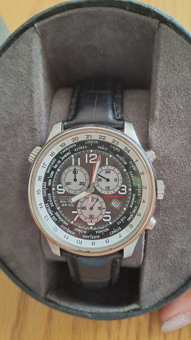 Citizen Eco-Drive WR 100 Cronograph