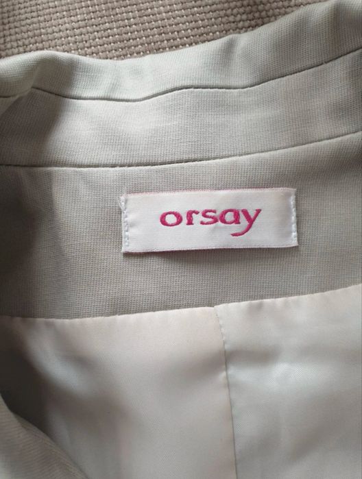 Sacou cu naneca scurta culoarea grej - Orsay