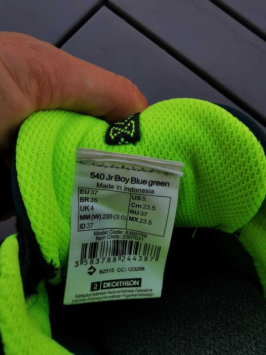 Pantofi sport copii, Decathlon, marime 37, stare foarte bună