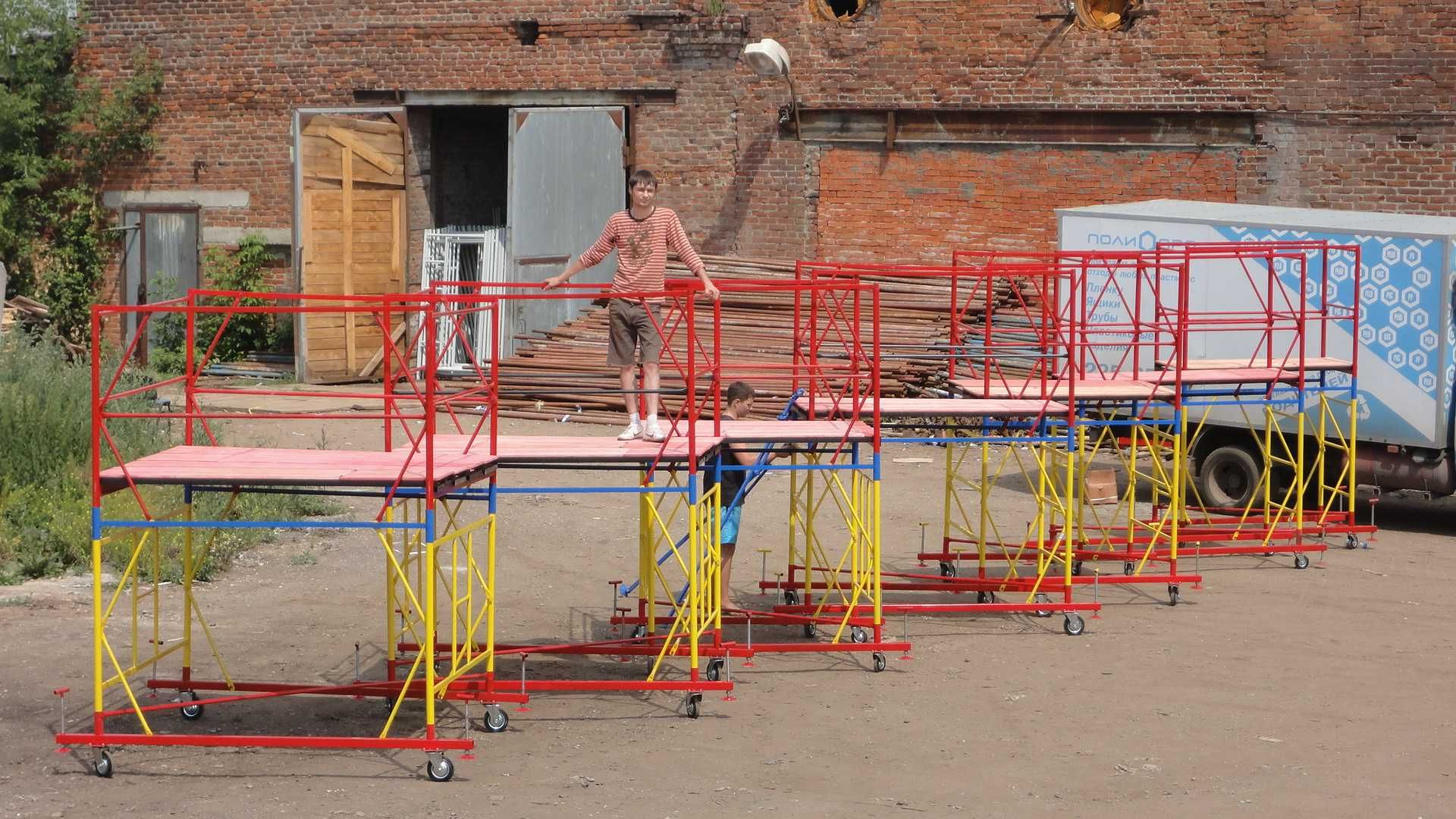 Лес на колесах вышка тура леса строительные лиса в аренду - Аренда ...