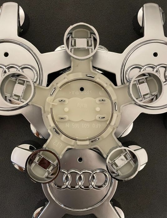 Set capace janta gheara stea Audi 135mm A4 A7 A6 Q5 Q7 Q3 B8 8L A2 A3