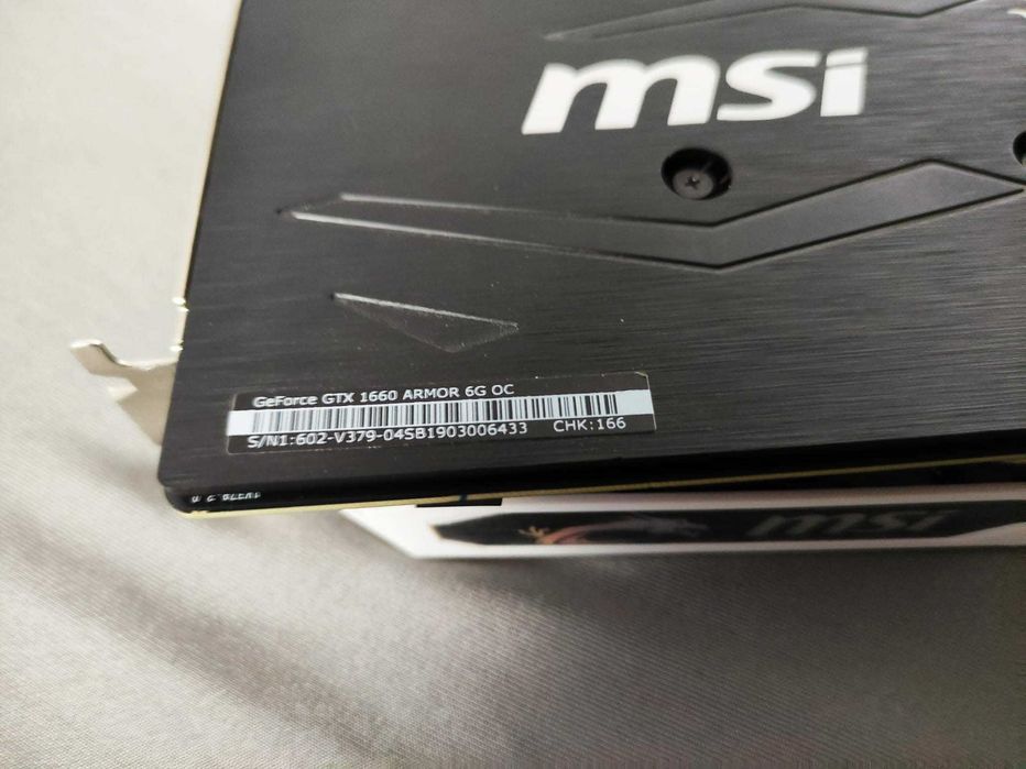 MSI Gtx 1660 oc , cu probleme