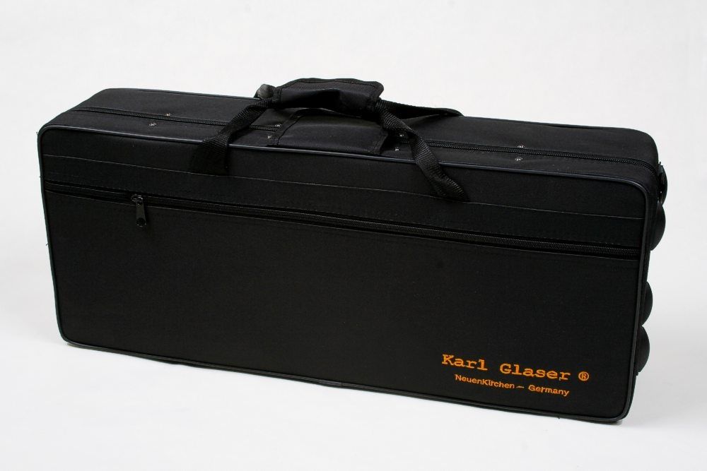 Saxofon Alto Karl Glaser ARGINTIU NOU curbat Saxophone Germania