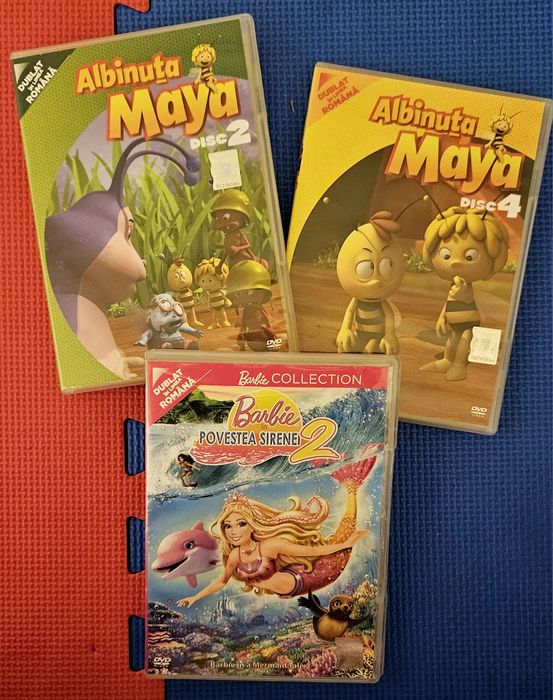 Dvd pentru copii: Albinuța Maya și Barbie