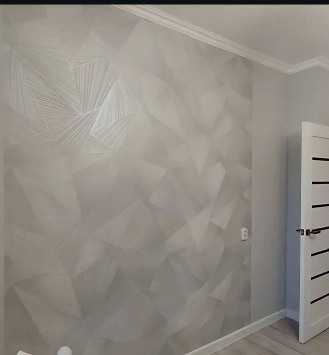 Поклейка обоев,покраска