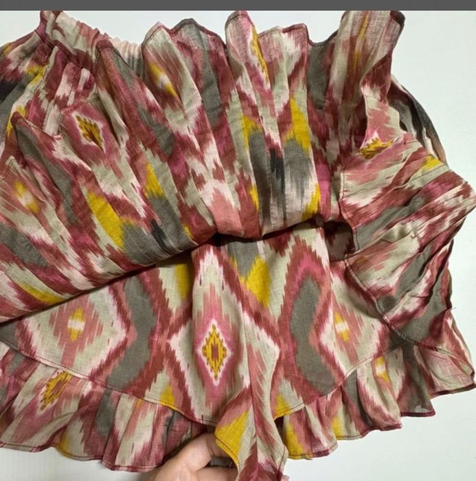 Fusta pantalon matase