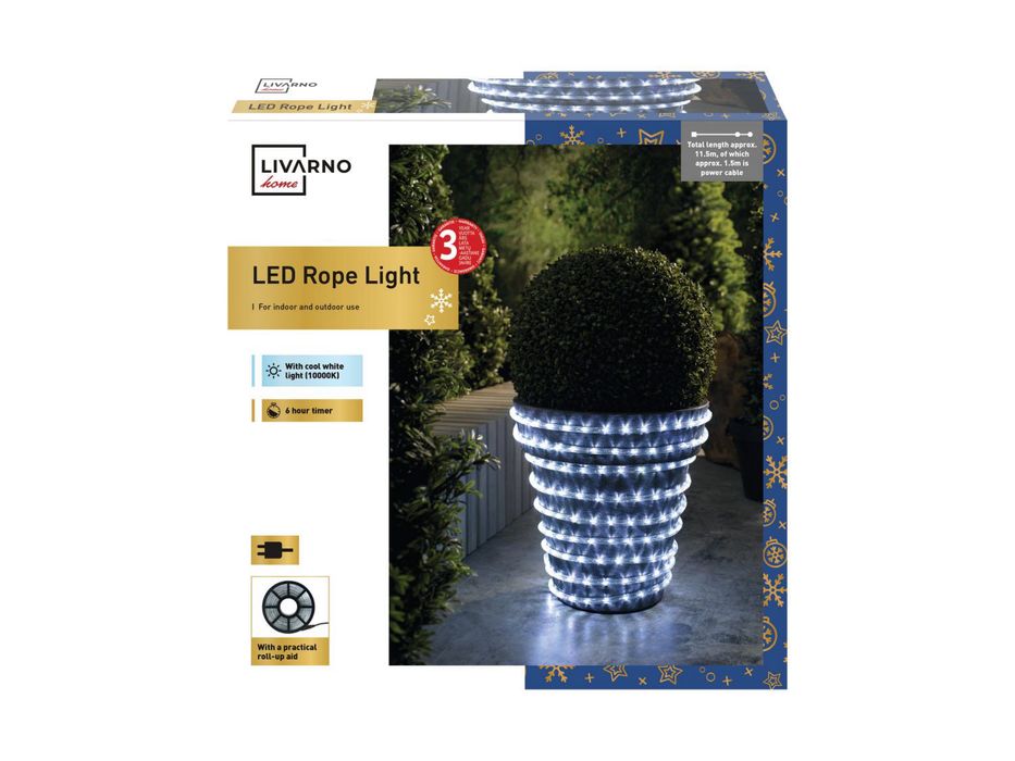 Livarno LED въжени лапмички