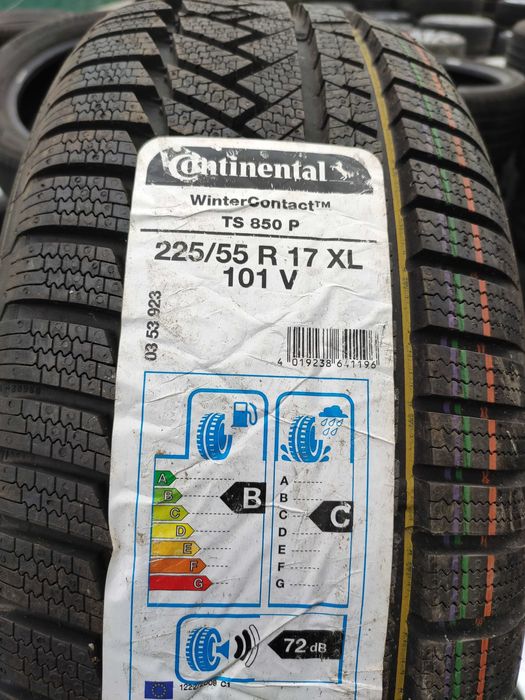 2бр Зимни гуми 225 55 17 - Continental