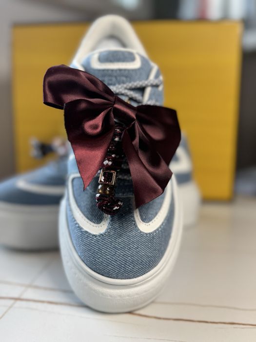 Fendi Match Platform Low-Top Sneakers
