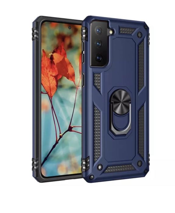 Samsung S22/S23/S24/S25/PLUS/ULTRA Husa Strong Anti Drop Inel Metal