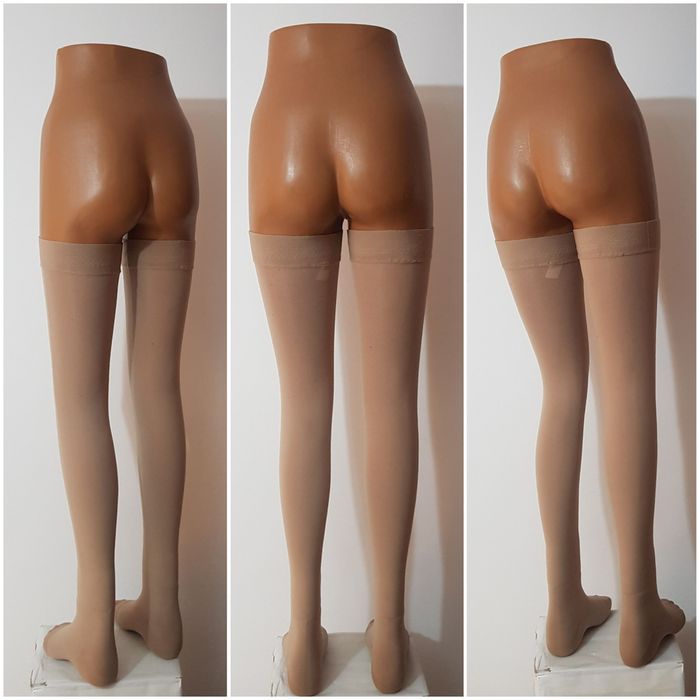 Ciorapi compresivi MEDIVEN PLUS, Nr. 4 sau L, CCL 2 bej Long unisex