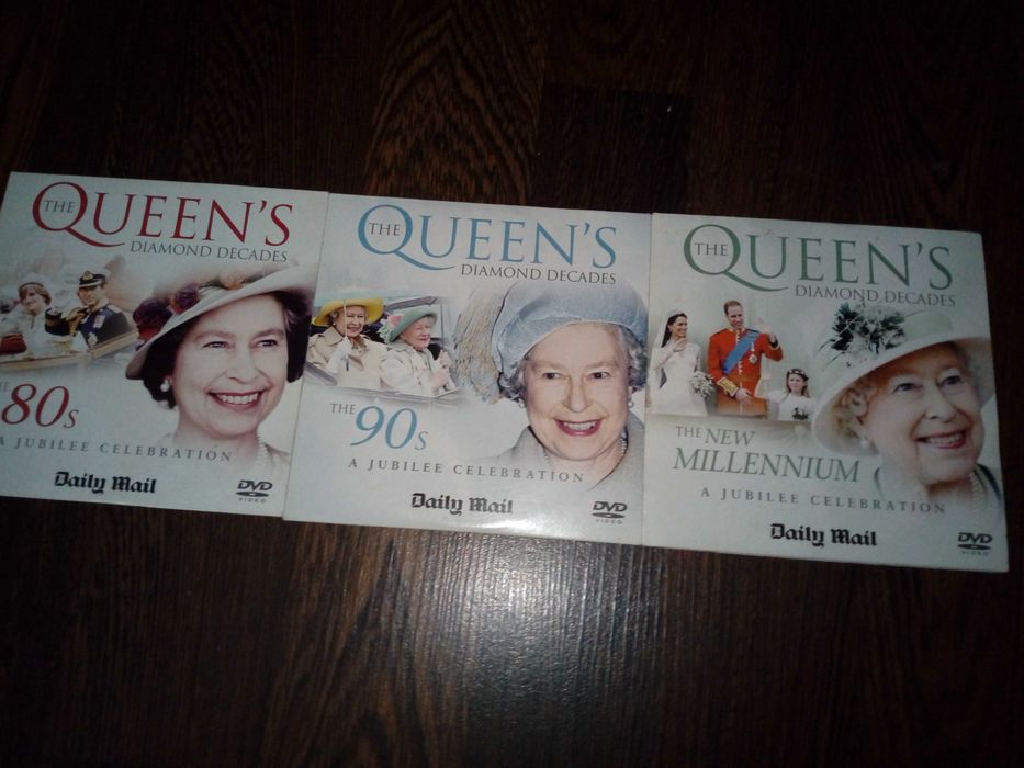 dvd uri  cu REGINA ANGLIEI nou in stare perfecta