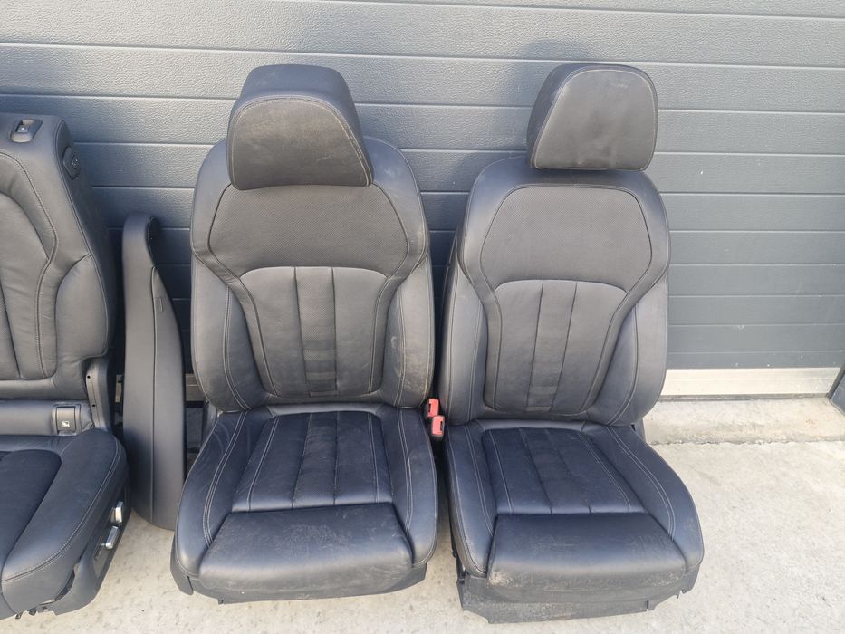 Scaune interior piele neagră bmw x5 g05