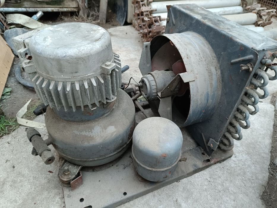 Компрессор, холодильная установка, дробилка.