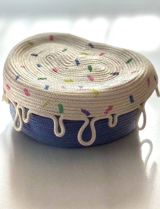 Корзинки из шнура