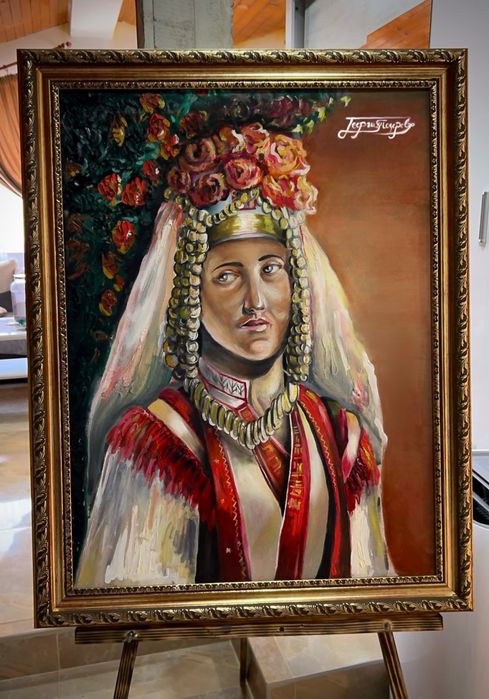 Българка(маслена живопис) 92/72см