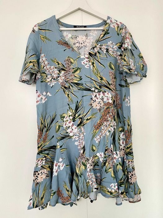 Rochie Naiv Clothing, print floral, XS-S (purtată 1 dată)