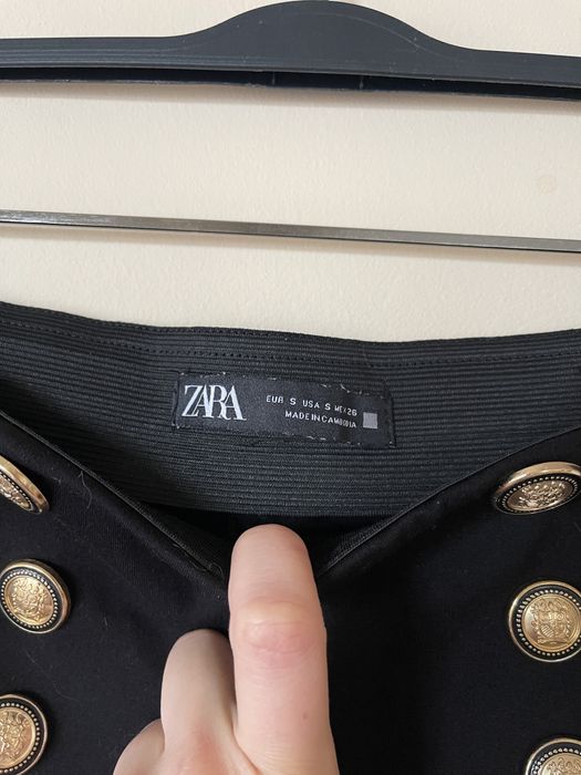 Дамски черен клин Zara