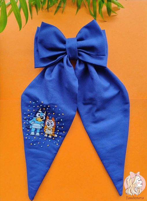 Панделки за коса с ръчна бродерия