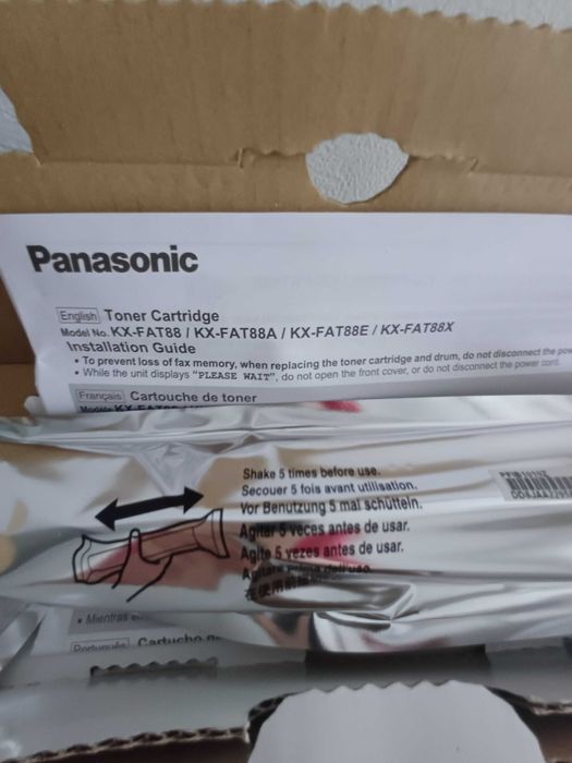 Оригинальный тонер катридж Panasonic KX_FAT88