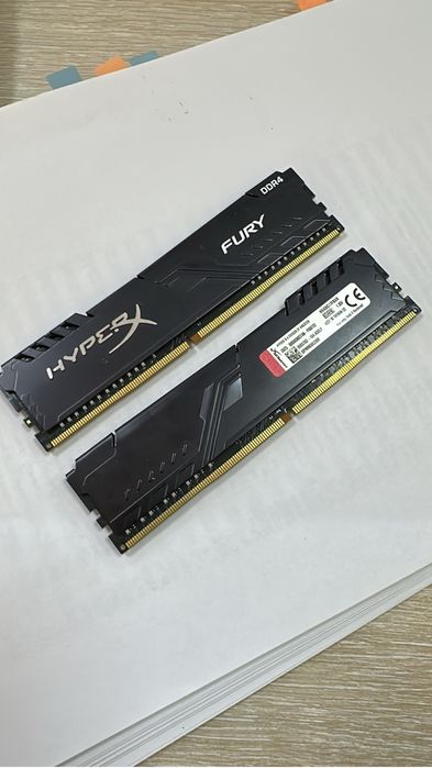 Kingston Fury HyperX 8гб +8гб ddr4
