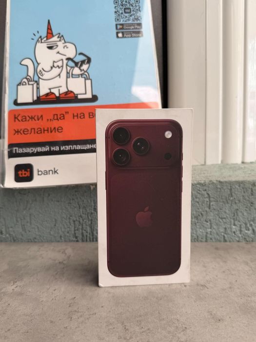 НОВ! 512Gb*ЛИЗИНГ* iPhone 18 Pro Burgundy НЕРАЗПЕЧАТАН
