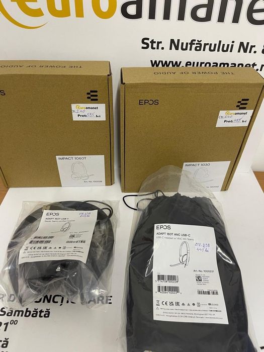 Casca cu microfon Sennheiser by Epos Impact 1030, Bluetooth, -N2-