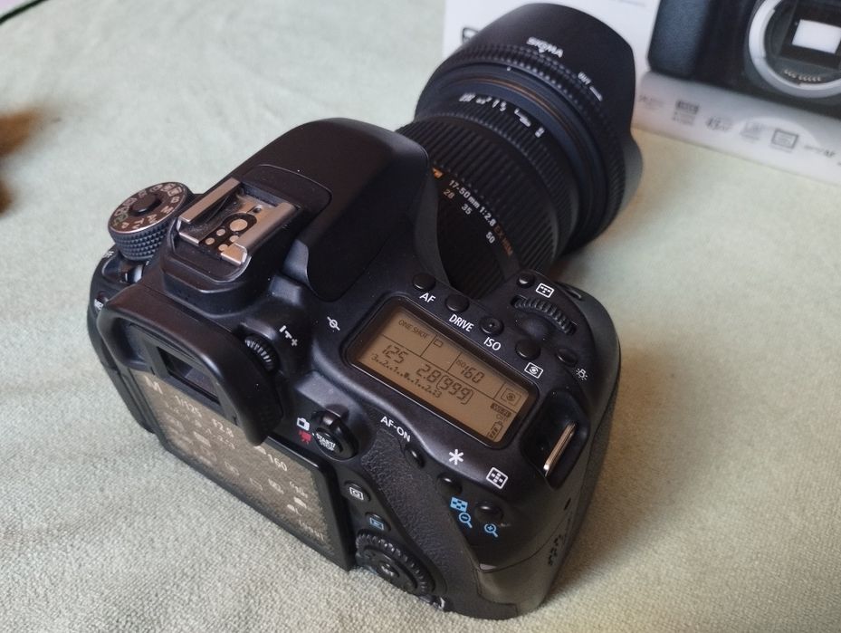 Canon 80D cu obiectiv Sigma 17-50 f2.8