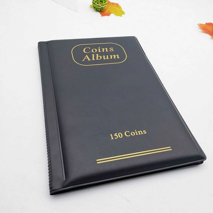 Album clasor de colectie monede 150 de monezi colectionari numismatica