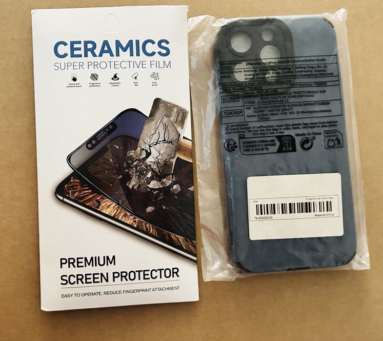 iPhone 15Pro Max set husa+3 protectii ecran