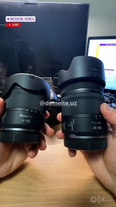 Canon RF 24-105mm f4-7.1 IS STM. Holati: Ideal.