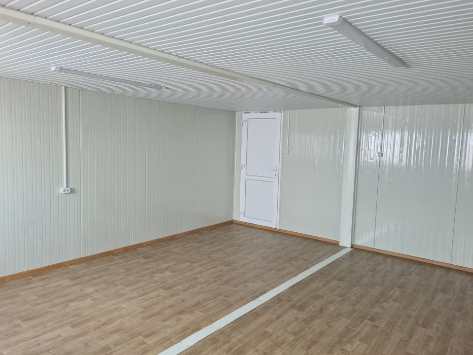 Vand container modular , birou vestiar, grup sanitar, paza, magazie