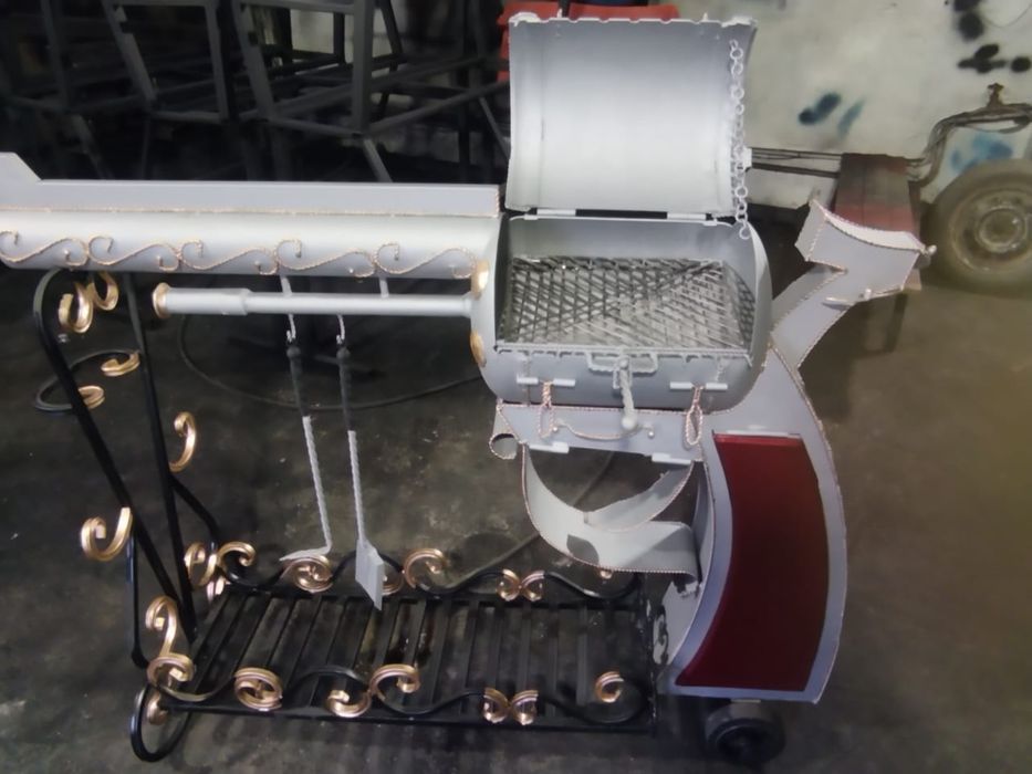 Мангал револьвер