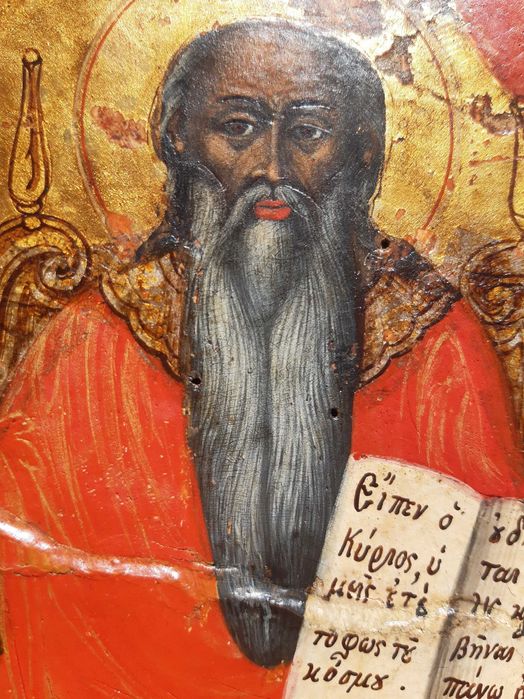 Стара икона Св.Харалампий 19век